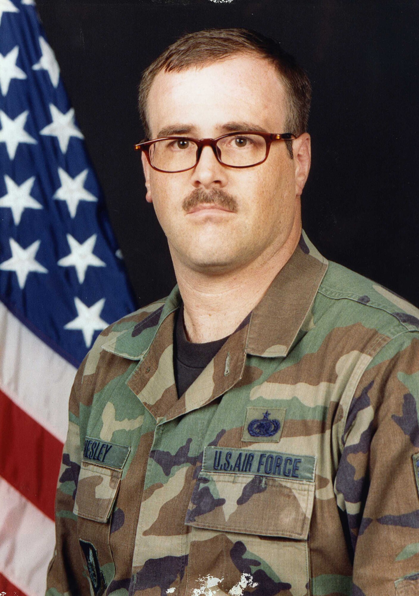 CANNON AIR FORCE BASE -- Senior Master Sgt. John Chesley was memorialized at a service at the base chapel on April 29 following his death on April 26. Sergeant Chesley, 46, was the Superintendent of the Materiel Management Flight and was assigned to the 27th Special Operations Logisitcs Readiness Squadron. He arrived at Cannon in 2003 (Air Force photo)