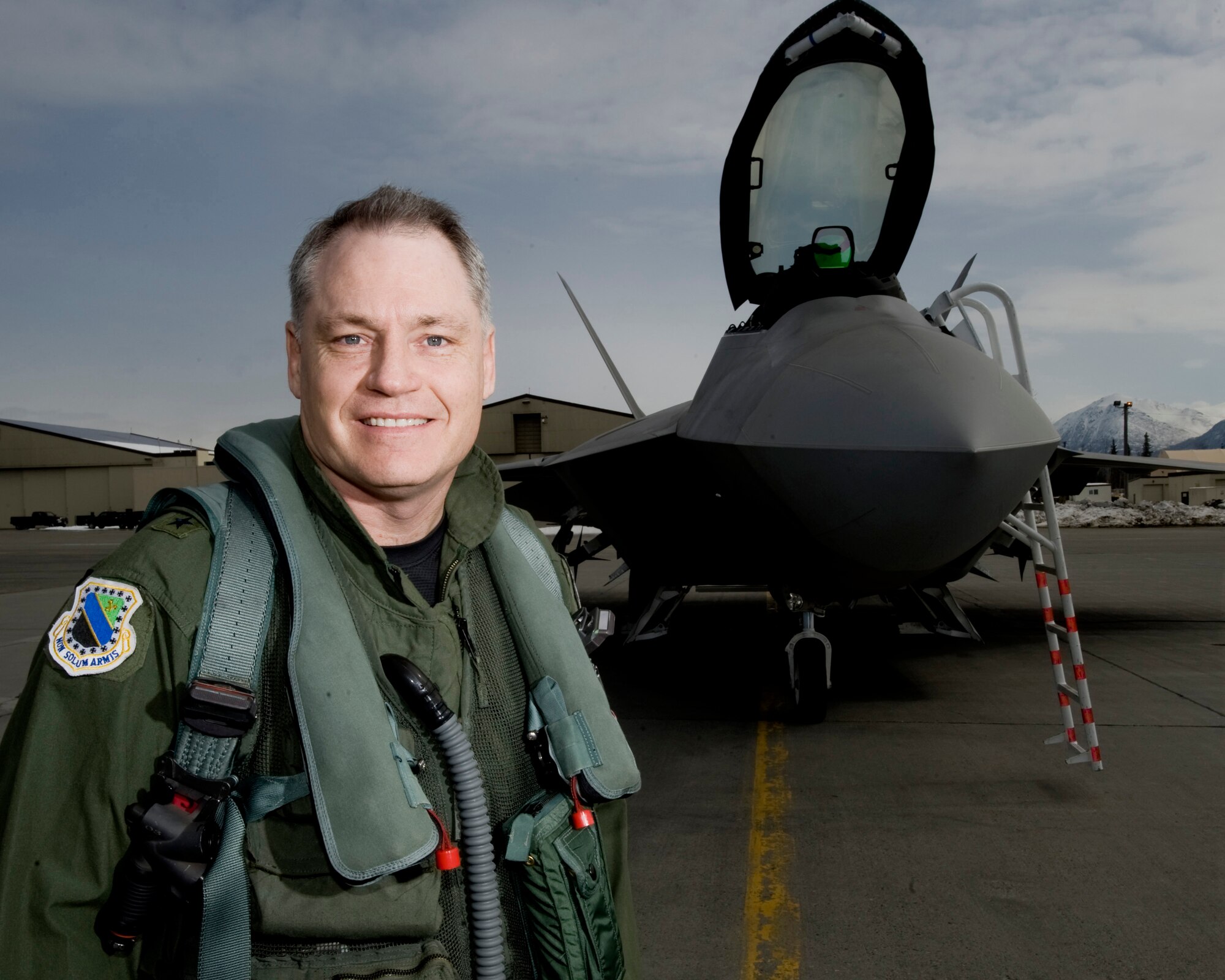 Brig. Gen. Thomas L.Tinsley, passed away July 27 and was remembered during a memorial serice July 31 at Elmendorf Air Force Base, Alaska. He was the 3rd Wing commander (U.S. Air Force photo/Senior Airman Jonathan Steffen)