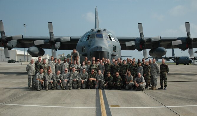 Forty-four chaplain candidates visited Duke Field, Aug. 2 as part of a 28-day tour designed to give them an introduction to the Air Force Reserve. The candidates toured the 919th Security Forces Squadron and the 919th Operations Group survival equipment shop before they were given a tour of an MC-130E Combat Talon I aircraft. (U.S. Air Force Photo/Senior Airman Jon McCallum) 
