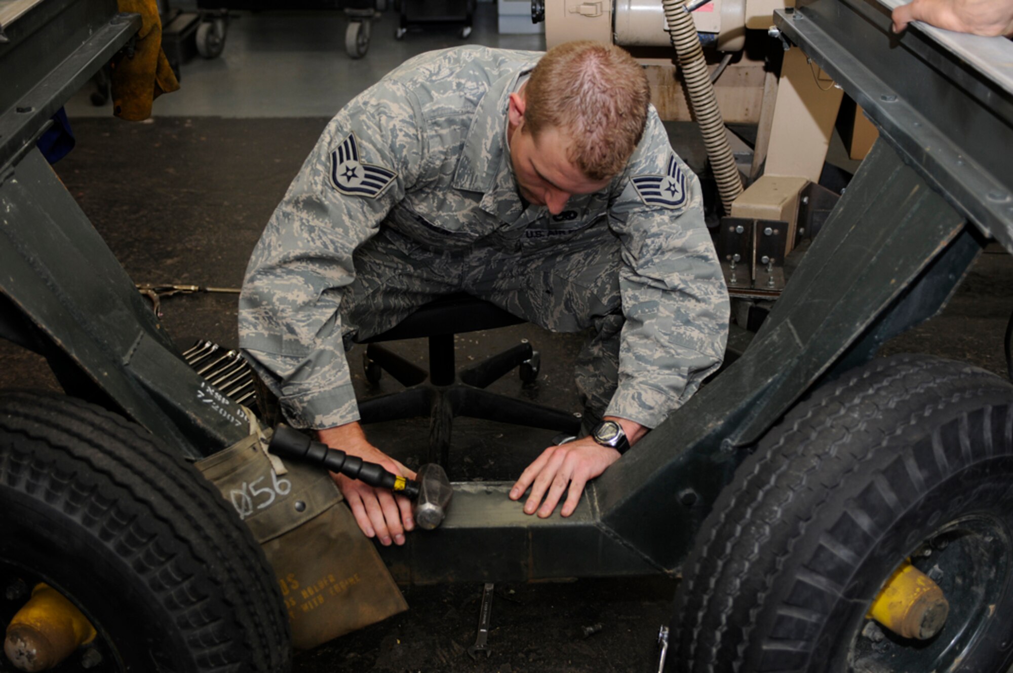 Staff Sergeant Daniel E. Tomlin, 48th Equipment Maintenance Squadron Aircraft Metals Technology Journeyman, was nominated for the Liberty spotlight by his chain of command because he practices the Air Force core value of "Excellence in all we do."