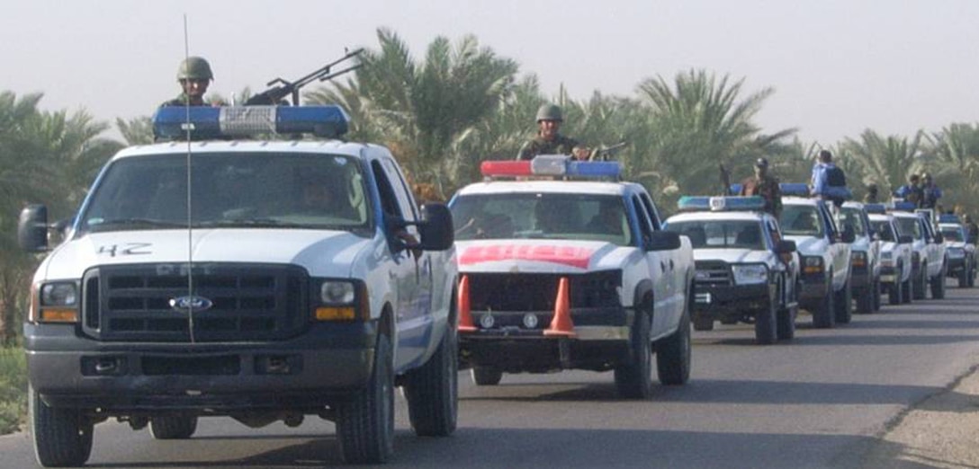 JAZEERA, Iraq (August 9, 2008) – More than 700 Iraqi Provincial Security Forces successfully completed Operation Jazeera Sweep on Aug. 9, with over-watch and security assistance from 1st Platoon, Company C, Task Force 1st Battalion, 2nd Marine Regiment, Regimental Combat Team 1. The Iraqi-led operation secured the communities’ faith that U.S. forces are no longer controlling every aspect of security operations. More often than not, ISF operate separate from American forces, but ask for assistance and over-watch when needed. (Official U.S. Marine Corps photo courtesy of Company C, Task Force 1st Battalion, 2nd Marine Regiment)