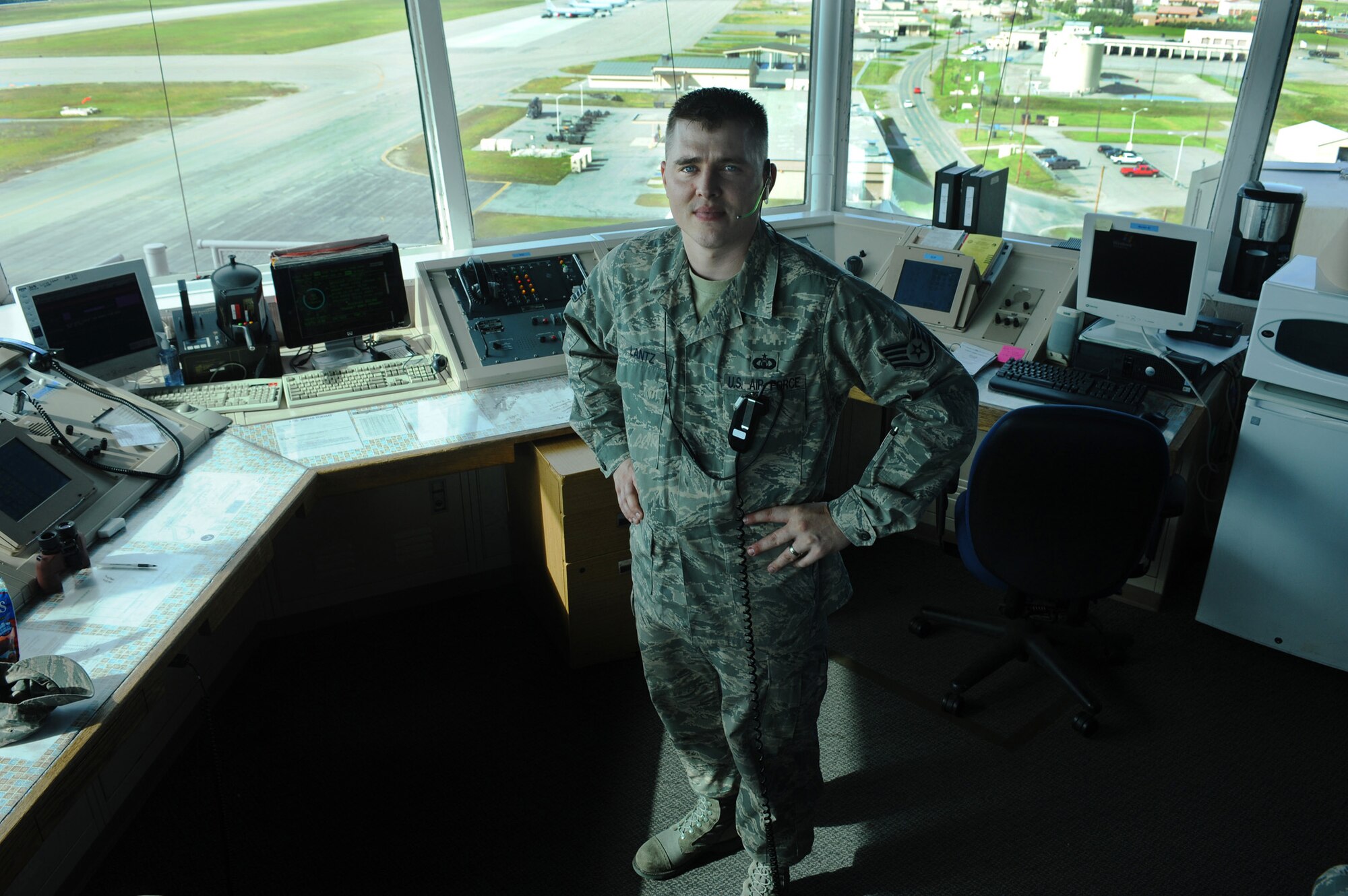 Staff Sgt. Michael Lantz, 354th Operations Support Squadron is the Hall of Fame nominee for the week of Aug. 15 to 21. (U.S. Air Force photo by Airman 1st Class Jonathan Snyder)