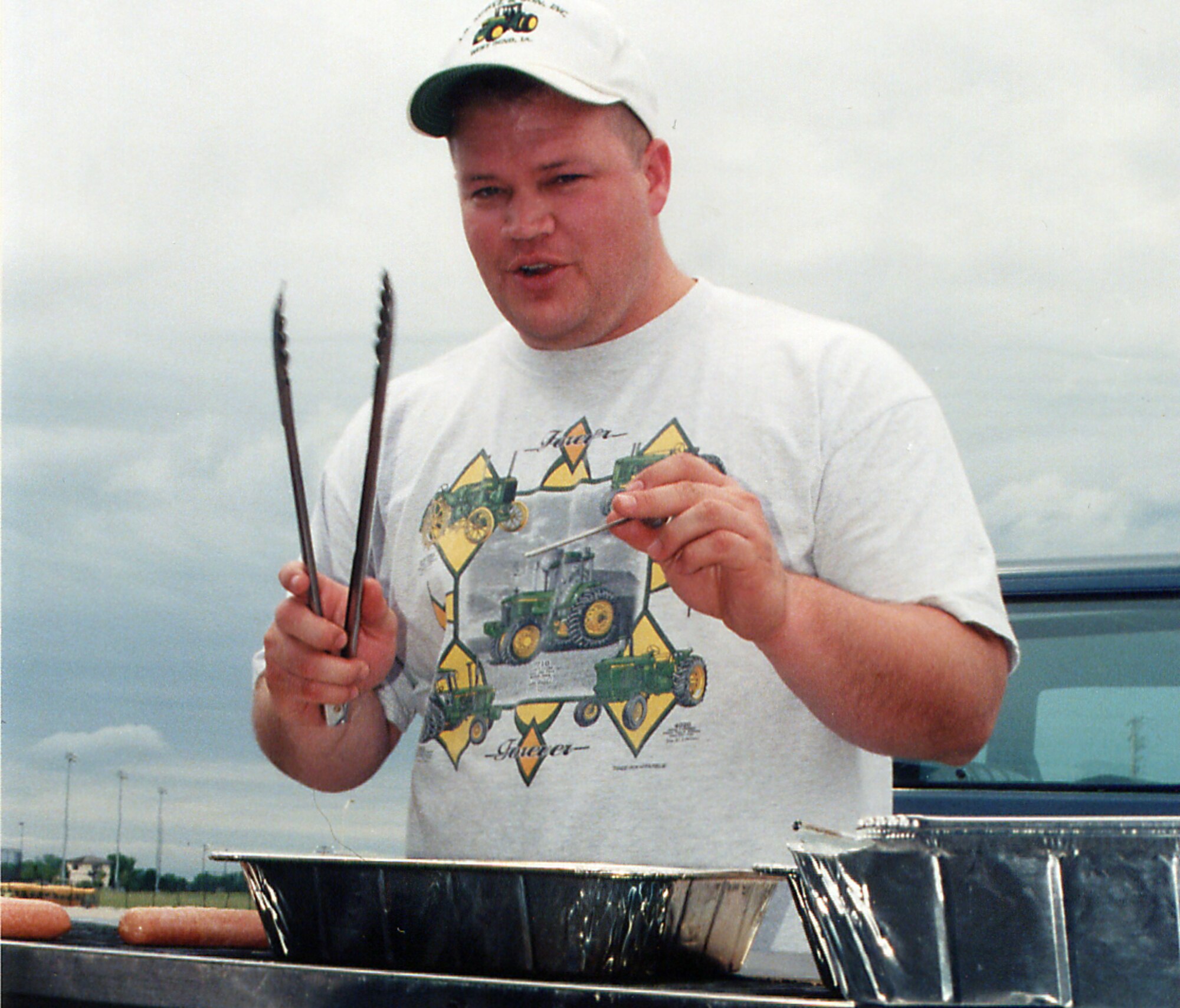 Senior Master Sgt. Dennis Struve, boom operator for the 18th Air Refueling Squadron, is one of the many Airmen who have volunteered to help during the 931st Air Refueling Group's annual Family Day picnics.  Volunteers are still needed to help with this year's picnic during the September Unit Training Assembly.