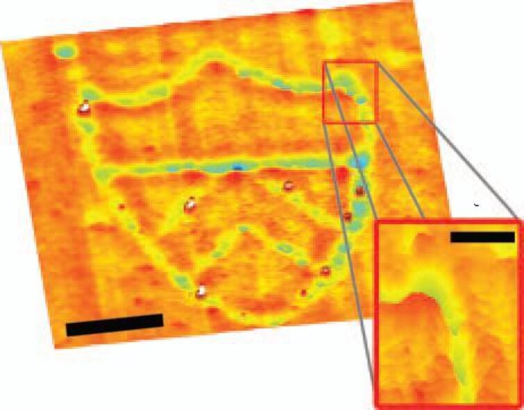 An AFOSR-funded, Princeton-based professor, Dr. Craig Arnold has been researching a new approach to direct-write optical nanopatterning that will  have an impact on a variety of current and future Air Force needs. (Graphic Credit: Dr. Craig Arnold, Princeton University)