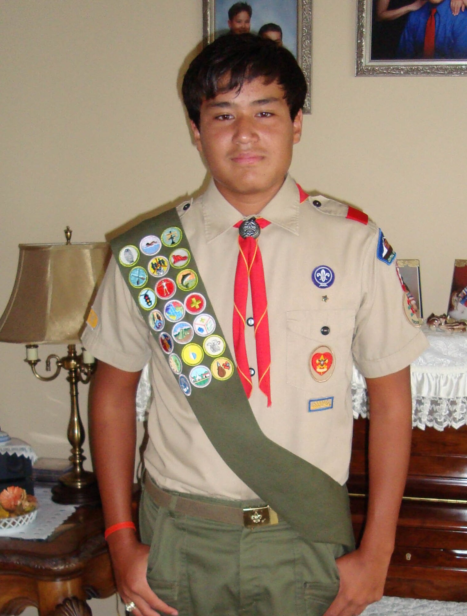 Austin Taylor has been in Scouting since he was 6 years old, climbing the ranks to Eagle Scout. Courtesy photo    