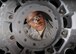 Tech. Sgt. Alan L. Scott, a pneudraulics technician from the 452nd Maintenance Squadron, inspects a KC-135 Stratotanker refueling aircraft brake assembly, July 30, 2008. Sergeant Scott works in the squadron's hydraulic back shop. Before coming to March Air Reserve Base, Calif., he was a Marine for nine years, got out and became a police officer for the city of Indio, Calif., before joining the Air Force Reserve. He has been a full-time air reserve technician at March ARB for two years. (U.S. Air Force photo/Val Gempis)
