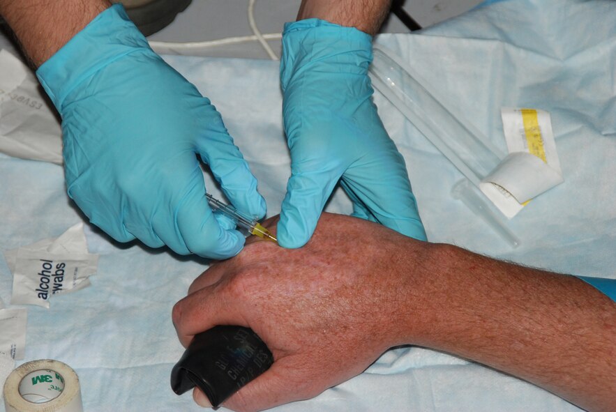 932nd Aeromedical Evacuation Squadron members enjoyed getting additional weekend training on board a KC-135 recently as it flew above the earth. Medical jobs can be checked into by seeing your local Air Force Reserve Recruiter.  Photo by Tech. Sgt. Gerald Sonnenberg