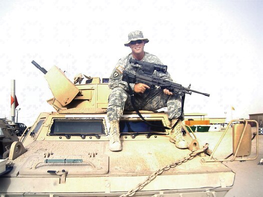 Sergeant Joe Krummert was assigned to the 1230th Transportation Company in the Georgia Army National Guard when he was wounded in Iraq by an improvised explosive device. Courtesy photo  