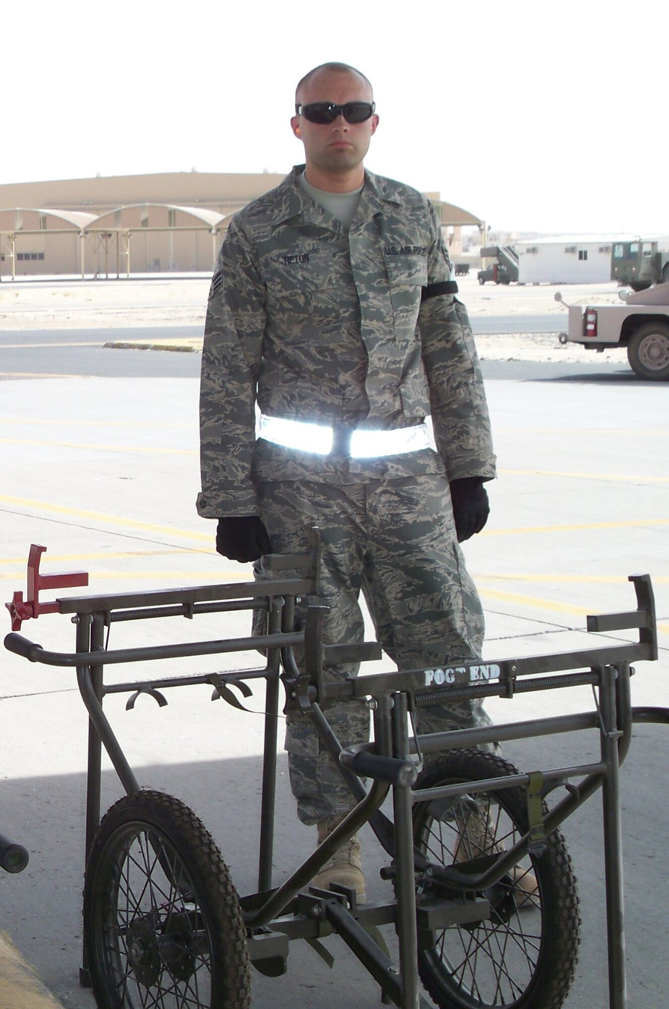 SOUTHWEST ASIA -- Senior Airman Ronnie Tipton Jr. (U.S. Air Force courtesy photo)