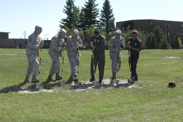 Base leaders break ground on new base dorm > Minot Air Force Base