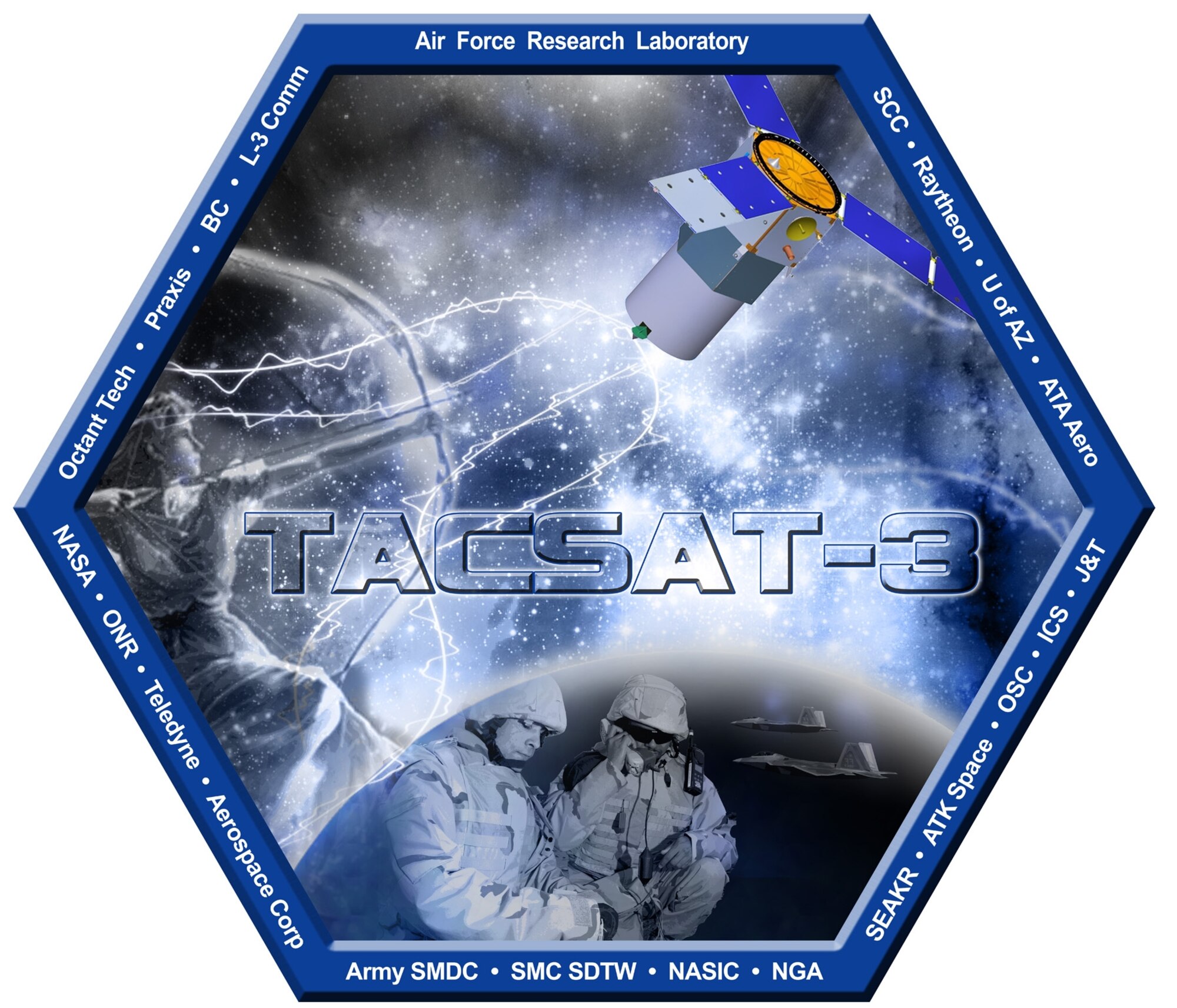 Tactical Satellite-3 program logo. (Air Force graphic)