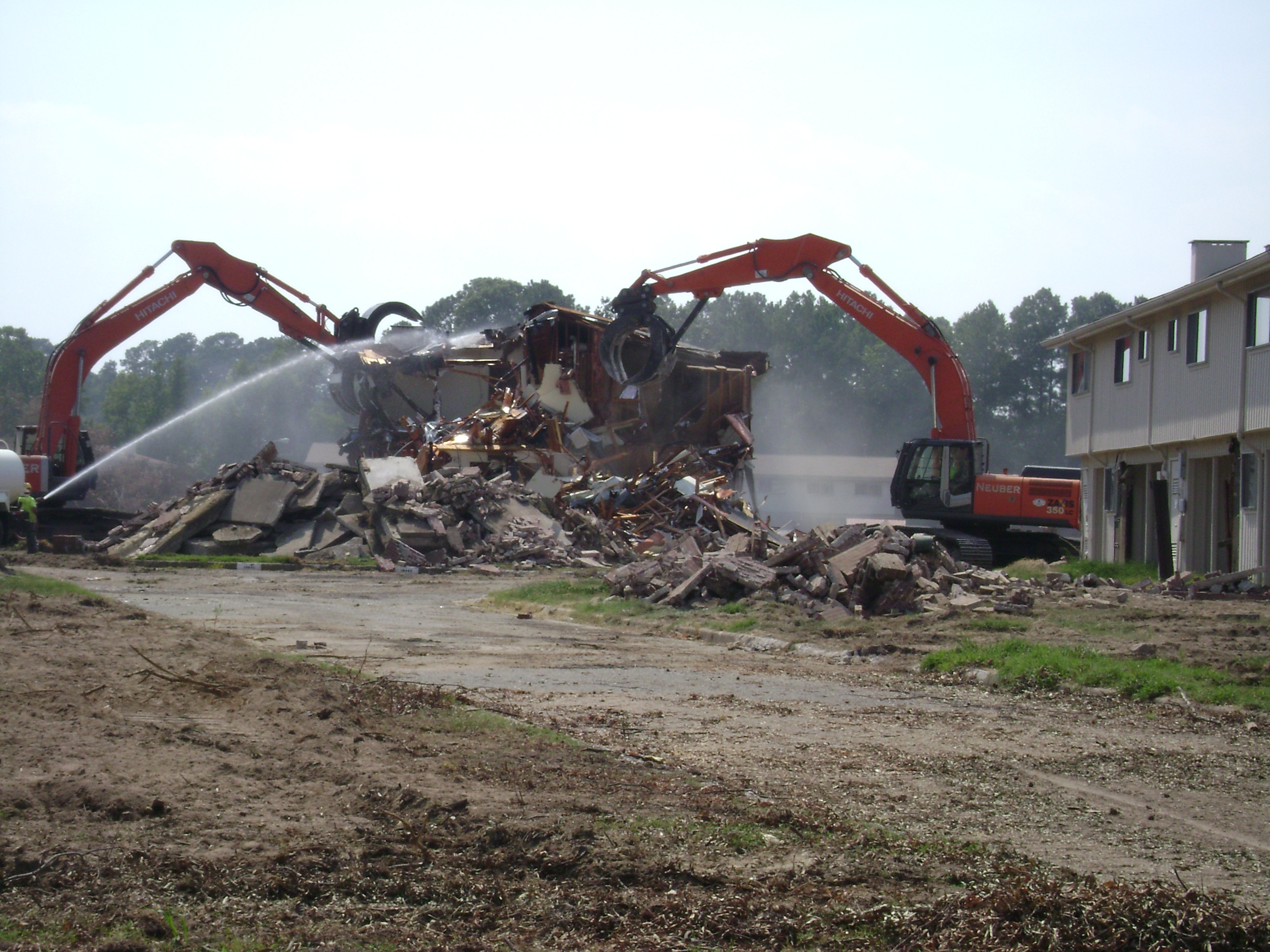 Demolition in Langley’s Bethel Manor housing area has begun > Joint