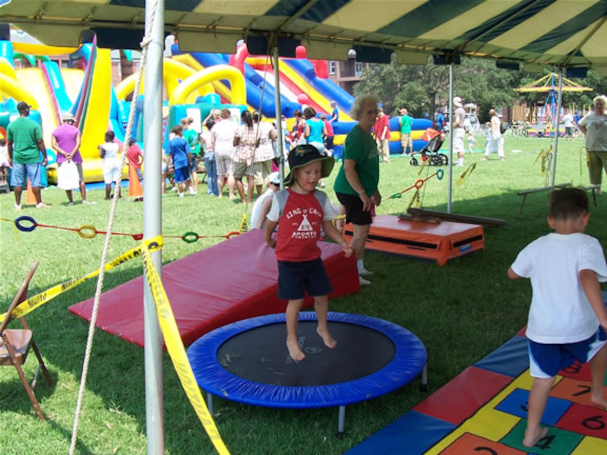 Over 1,500 people attend this event and the staff of Army Community Service could not have done it without such a strong showing from the Langley Airmen.  (Courtesy photo from Fort Monroe Army Community Service)