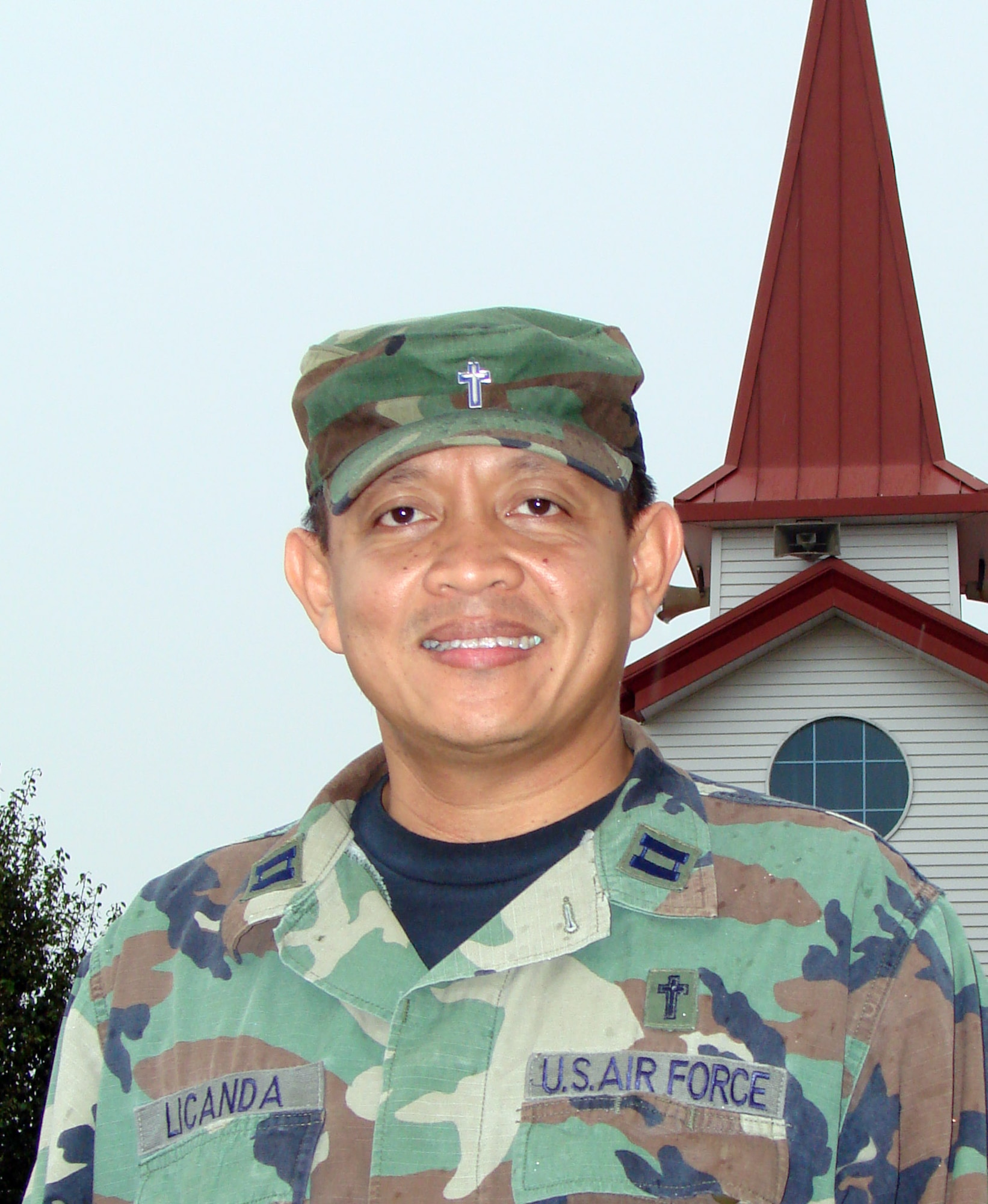 Vance Chaplain (Capt.) Samuel Licanda will deploy later this month, leaving the base without a Catholic priest. He is headed to Al Udeid in Qatar on a four-month deployment. (U.S. Air Force photo by Joe B. Wiles)