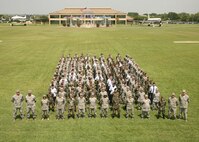 8/21/2008 - Air Force officials selected 281 senior airmen from Lackland Air Force Base for promotion to staff sergeant. (USAF photo by Robbin Cresswell)