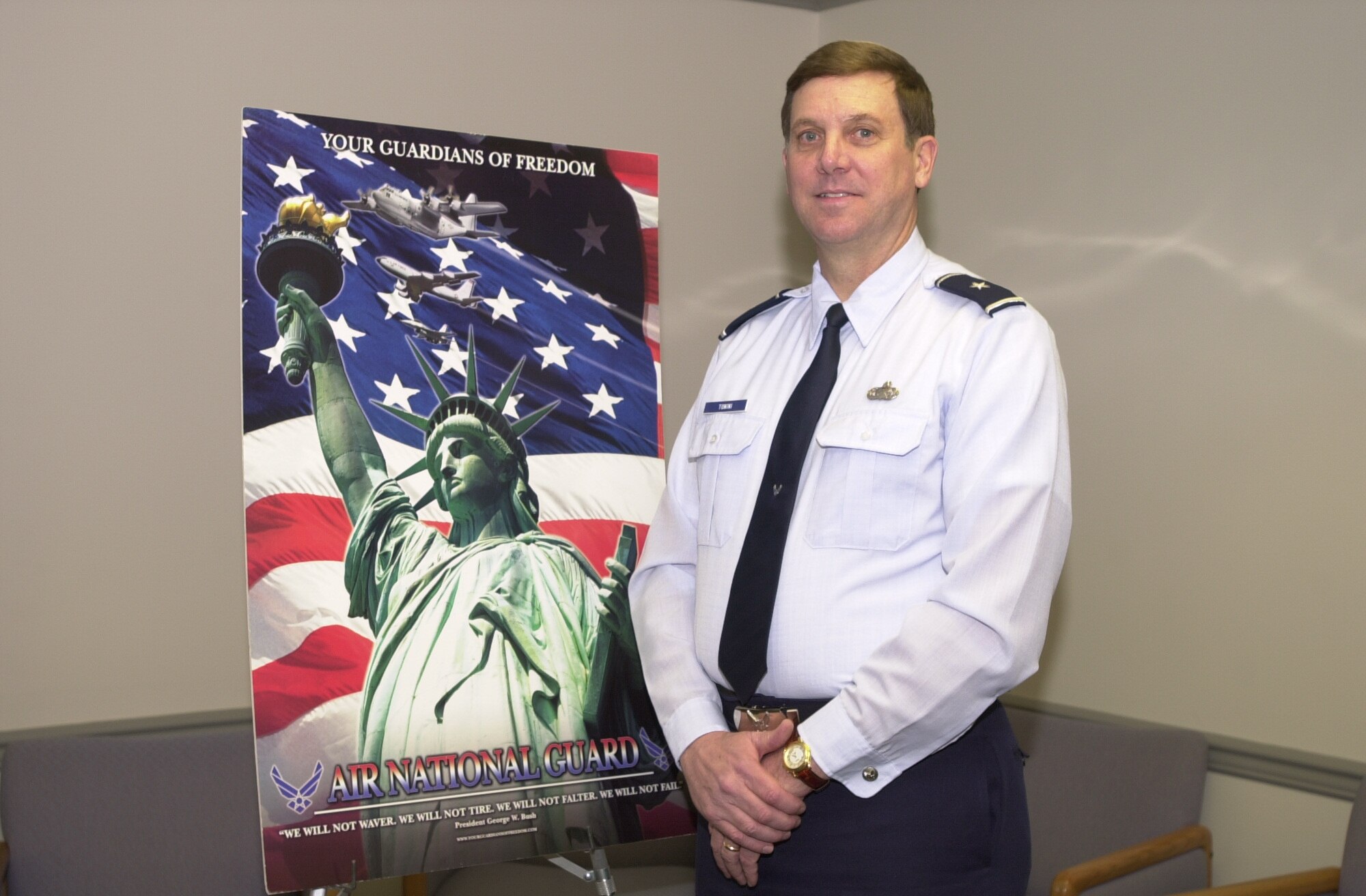 Brig. Gen. Edward Tonini created the Your Guardians of Freedom
program for the Air National Guard, but its success led to Air
Force-wide adoption.