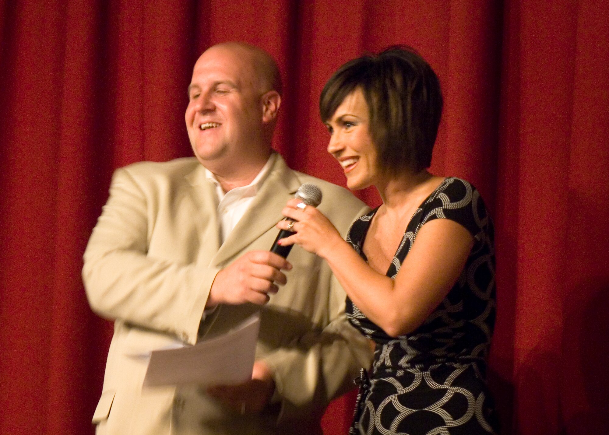 FAIRCHILD AIR FORCE BASE, Wash. – Airman 1st Class Johanna Brooks, 141st Air Refueling Wing, is the winner of the AMC Icon finalist round at Fairchild. Airman Brooks will be sent to Scott Air Force Base, Ill., where she will compete against all other AMC Icon finalists from bases throughout the command. She sang the Alicia Keys song ‘If I ain’t got you’ for the win during the competition. (U.S. Air Force photo / Airman 1st Class Joshua K. Chapman)