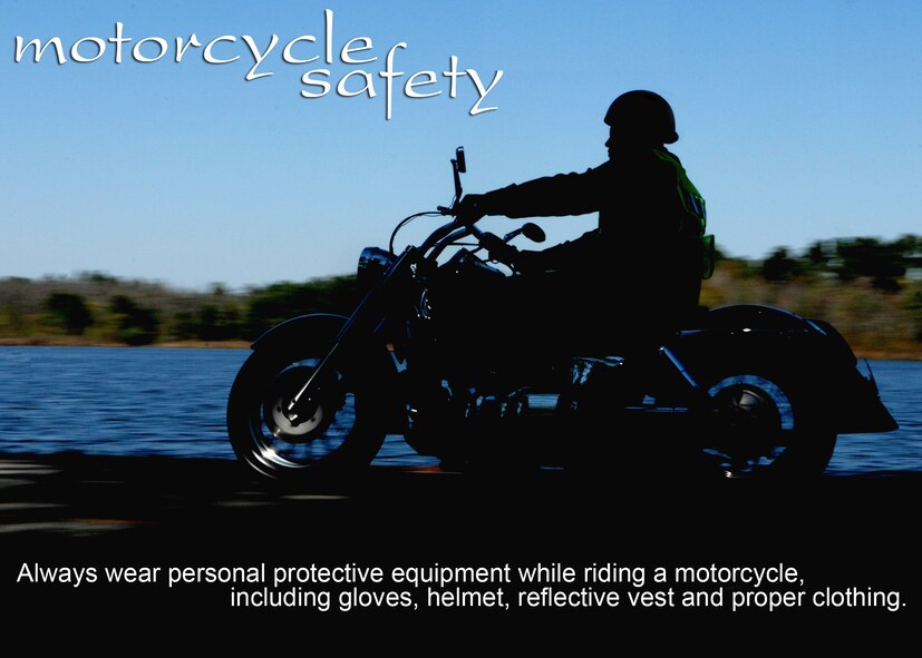 MOODY AIR FORCE BASE, Ga. -- Staff Sgt. Robert Marlow rides his Honda Shadow Aero 750 motorcycle here March 20. Sergeant Marlow participated in both the beginner and advanced motorcycle safety course at Moody. (U.S. Air Force photo illustration by Senior Airman Brittany Barker)
