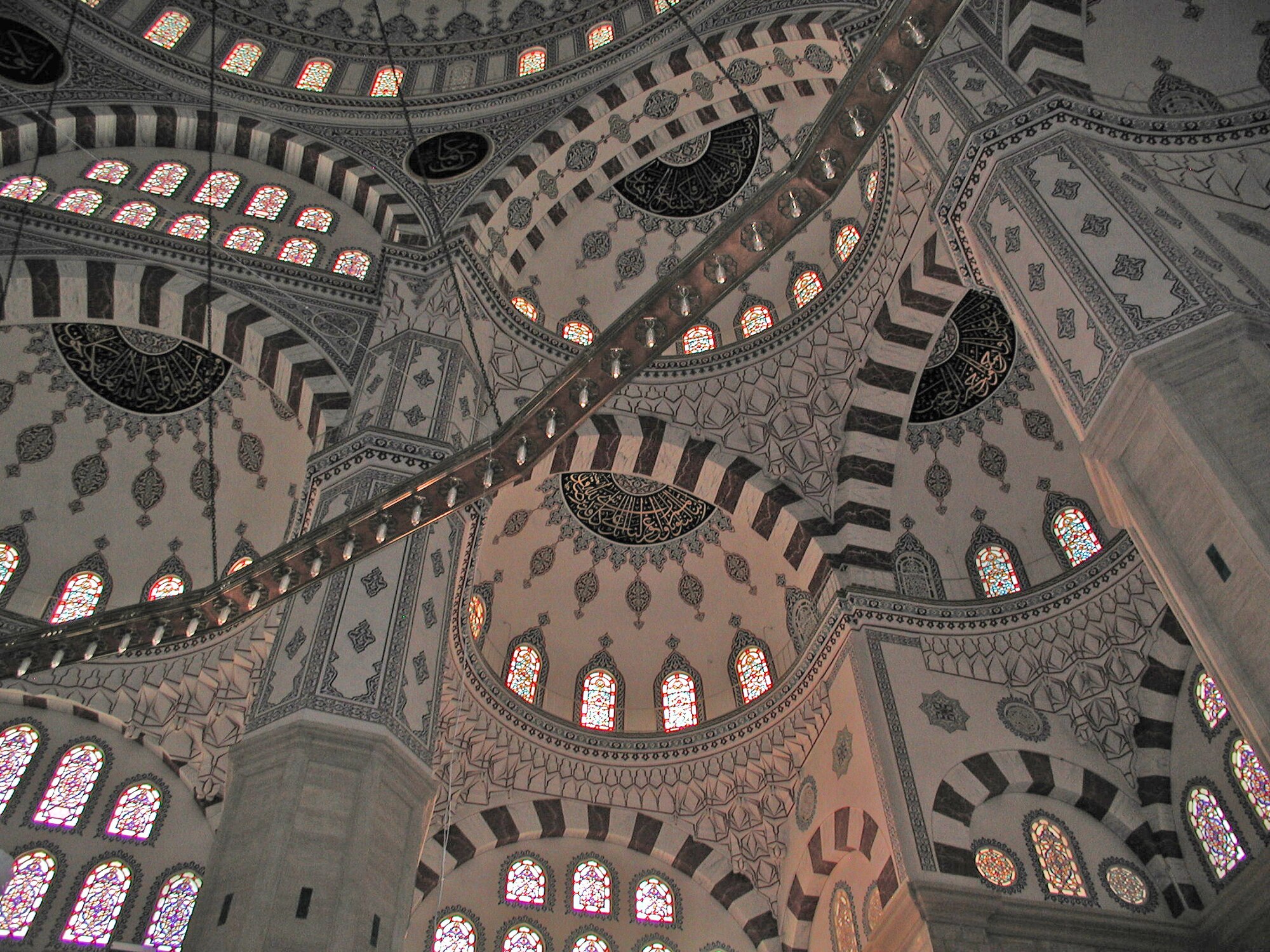 Tech. Sgt. Robert Lorenz took this photo from the inside of the Sabanci Central Mosque in Adana, Turkey, while recently deployed with other Airmen from the 931st Aircraft Maintenance Squadron to Incirlik Air Base, Turkey. Though the mosque is just 10 years old, it was built with a classic Ottoman design and is considered the symbol of Adana. It has the capacity to serve 28,500 people and is the biggest mosque in the Middle East.