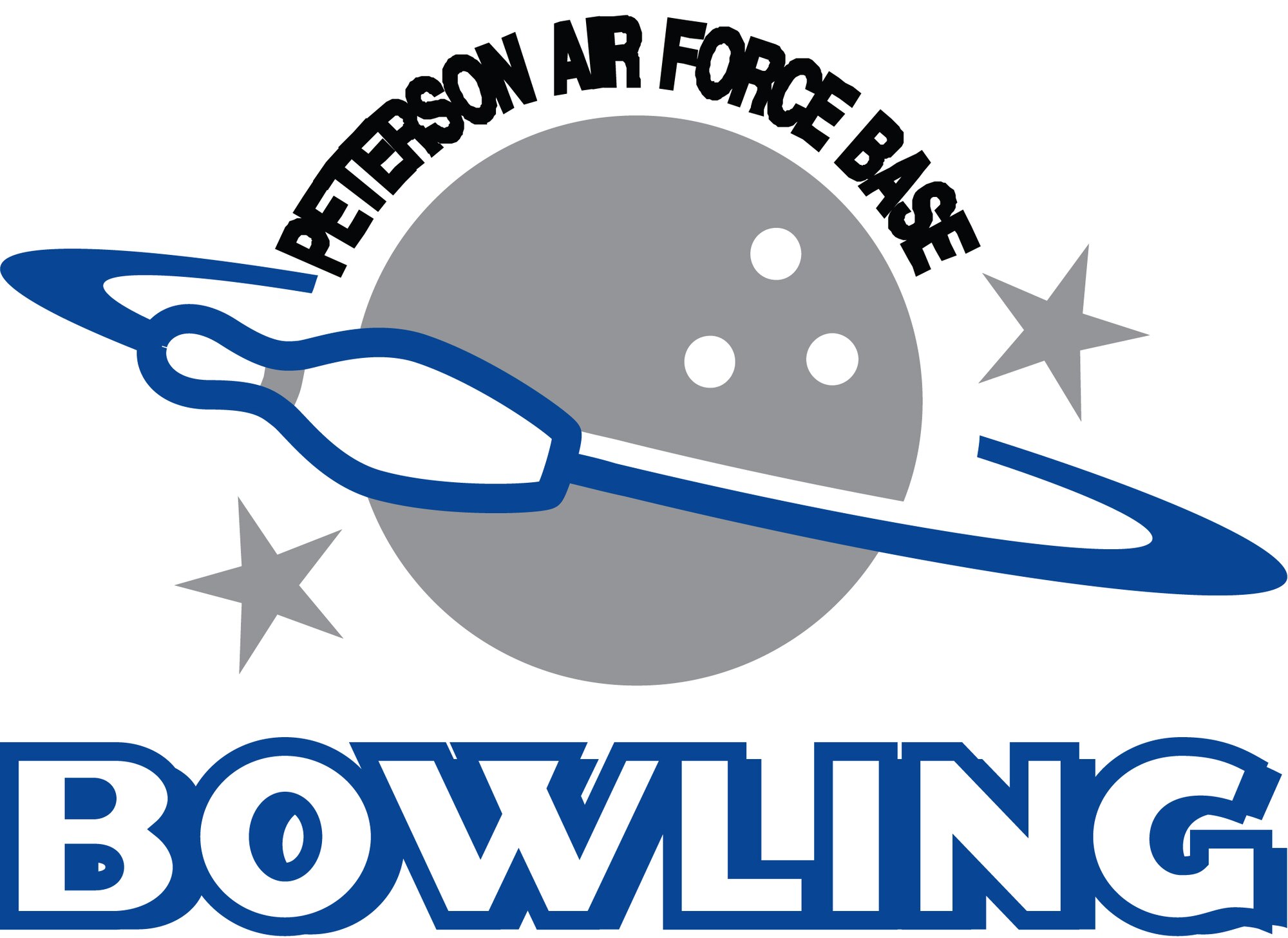 The Peterson Air Force Base Bowling Center logo in Colorado. (U.S. Air Force graphic)