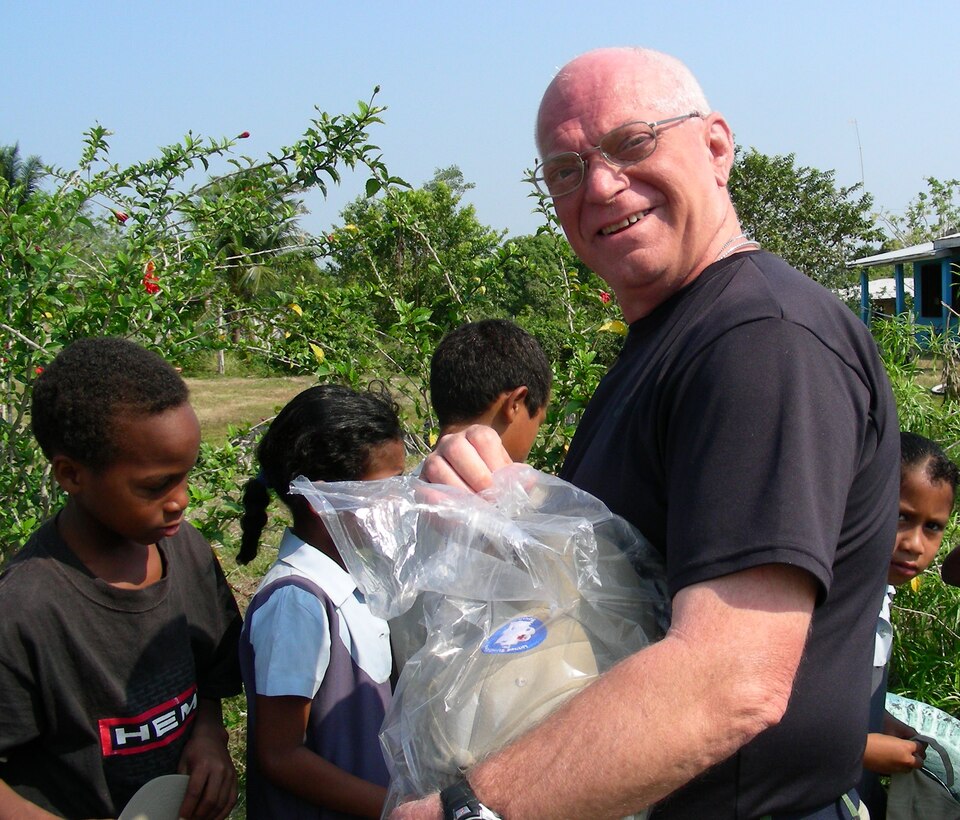 Before this humanitarian relief mission to Bulize, the 932nd Airlift Wing's Lt. Col. Richard Feldmeier ha a long history of military men in his family. His grandfather was a member of the Coast Guard, and his father and three uncles were members of the U.S. Navy.  In 1970, it was his turn. Back then, Colonel Feldmeier was a 19-year-old recent high school graduate. He then began attending college and discovered “the college life.” At that point he decided he wasn’t ready for college.  He decided to enlist into the Air Force, just in time, because in between basic training and technical school, his draft number was selected. It was the same as his birthdate...number 13. He went on to attend the Lowry AFB, Colo., Technical School for Inventory Management.  He retired in August from the 932nd Airlift Wing, 932nd Medical Group, at Scott Air Force Base, Ill.