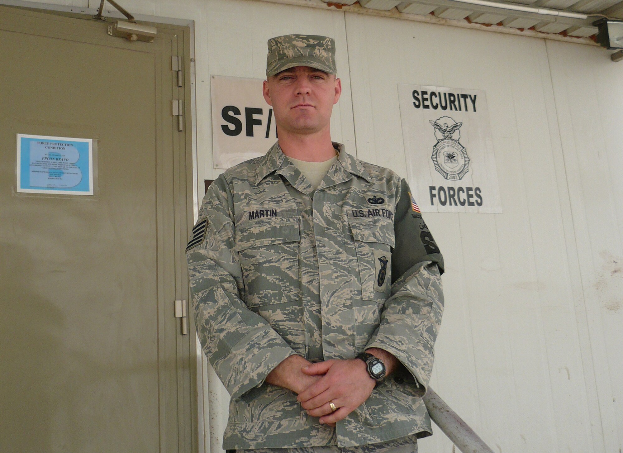 SOUTHWEST ASIA -- Tech. Sgt. Gordon Martin (U.S. Air Force courtesy photo)