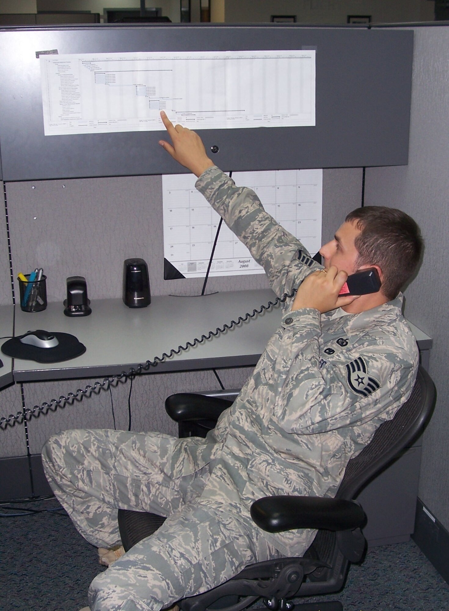Staff Sgt. Travis Richardson was selected for the First Knight award for the week of Aug. 28, 2008. This award is designed to recognize outstanding Airmen each week for the work they do each day. (U.S. Air Force photo) 