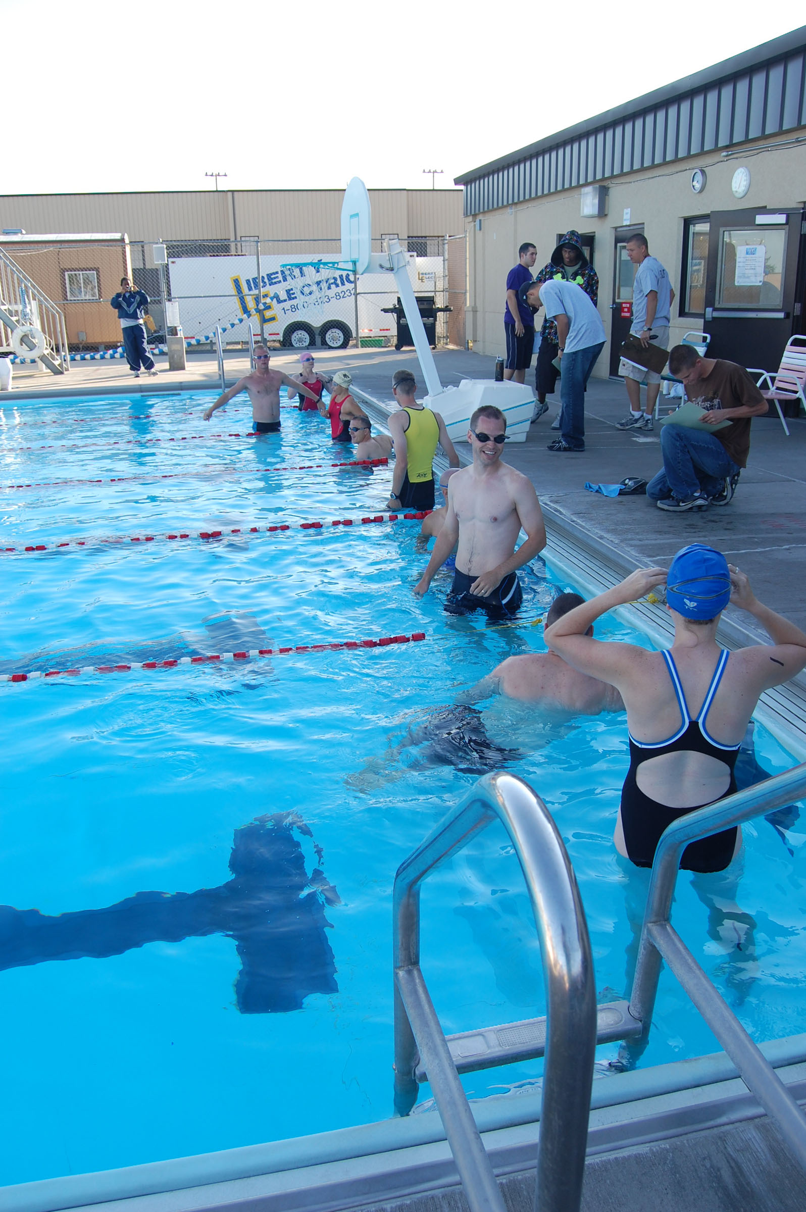 Sink or swim, Malmstrom athletes take on triathlon > Malmstrom Air