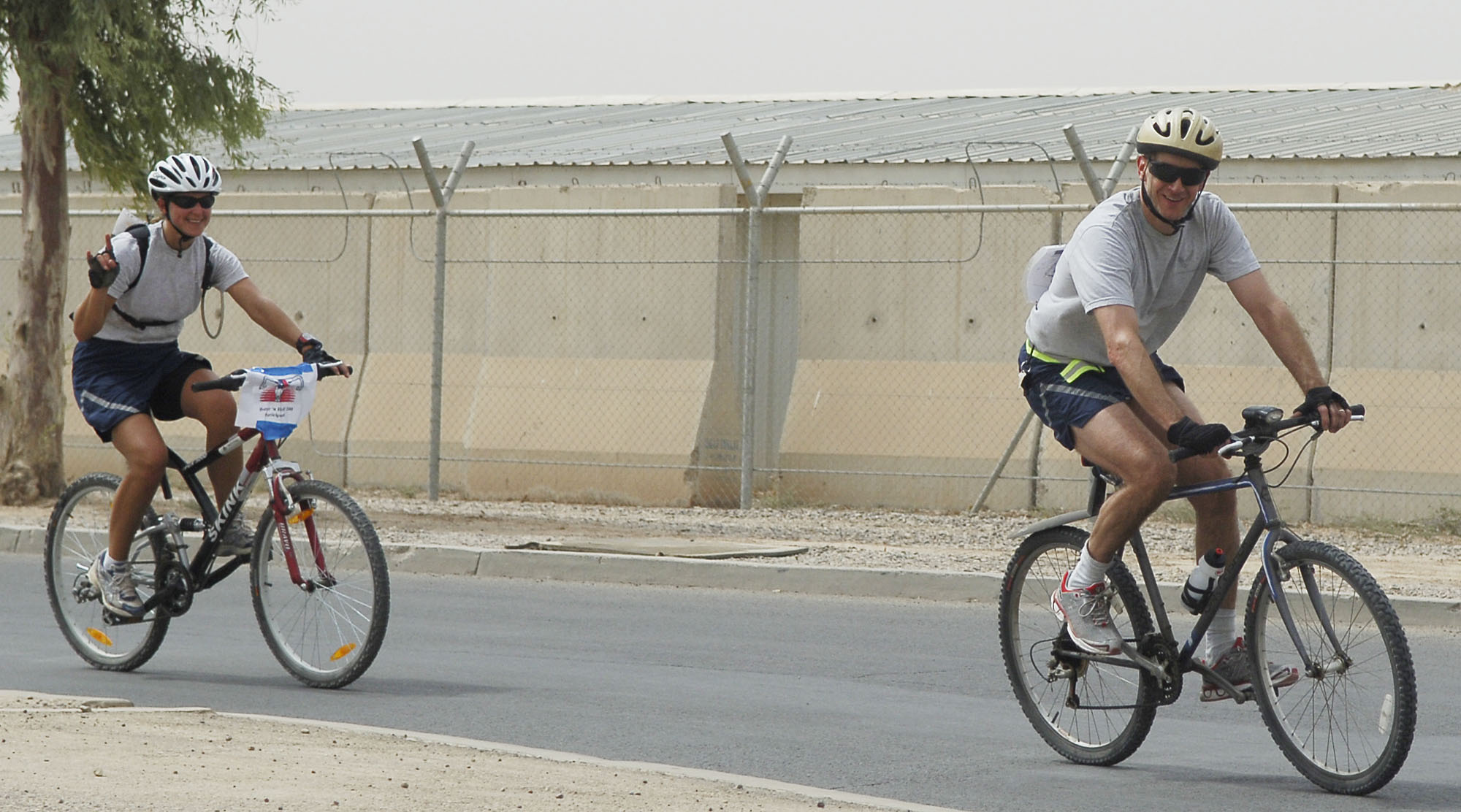 Airmen participate in remote bicycle endurance course > Royal Air Force