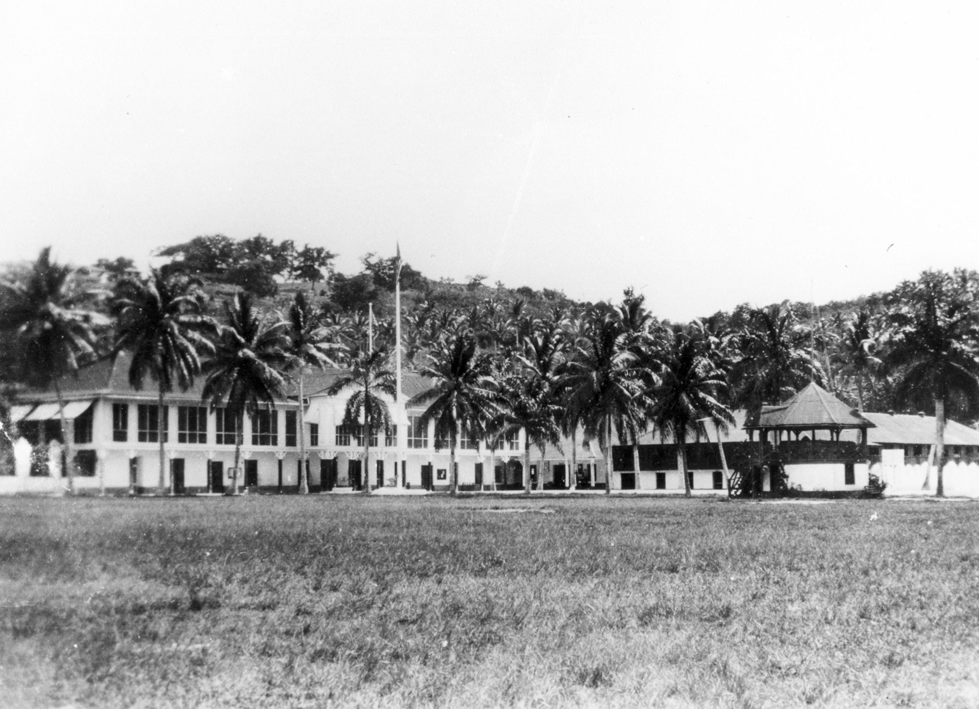A view of the Governor's Palace across the Plaza de Espana. (Courtesy photo provided by War in the Pacific NHP)