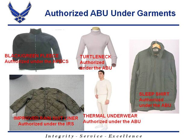 Authorized ABU under garments