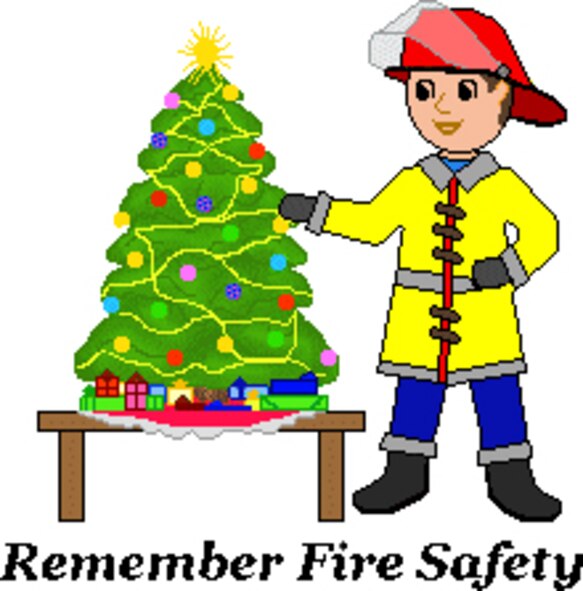 MINOT AIR FORCE BASE, N.D. -- As the winter holidays approach, remember to use fire safety sense. Celebrations usually include candles, electric light decorations, greenery, parties, and lots of cooking which all increases the risk of fires. (Courtesy graphic)