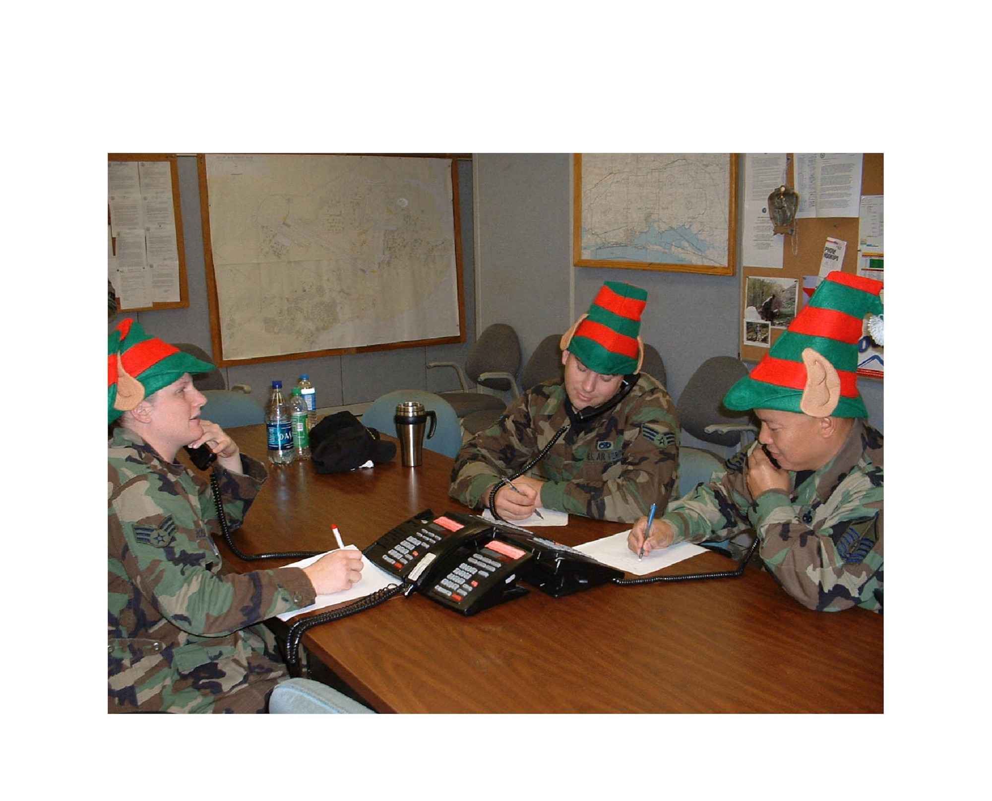 Santa's elves will be ready to take telephone calls from anyone who still believes in Santa Claus when the 96th Communications Squadron's Santa's Hotline is activated. The hotline will be open Dec. 15 through 18, from 5 to 8 p.m. (courtsey photo)