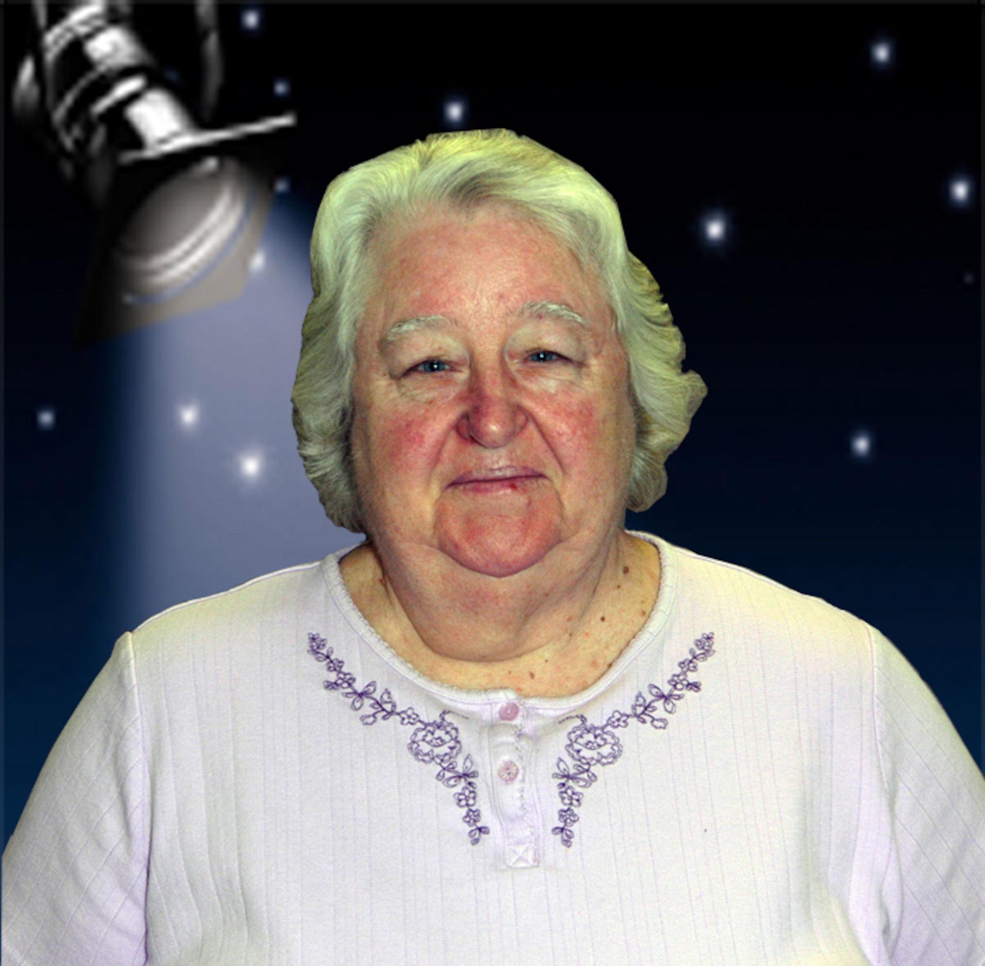 Virginia Harrison, civilian pay technician in the Directorate of Financial Management, is the ARPC spotlight of the week. Ms. Harrison has been a federal civilian employee for 39 years and has worked at ARPC for 13 years. She is from Sterling, Colo. (U.S. Air Force graphic/Mike Molina)