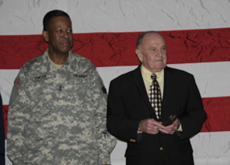 (L to R) Maj General Joseph Carter, Maj General George Keefe