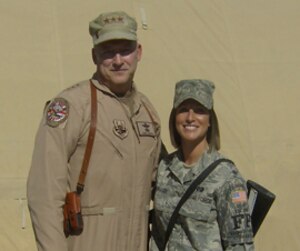BAGRAM AIR BASE, Afghanistan -- Airman 1st Class Lynise A. McMackin is currently deployed from Langley. She said the insight she will take with her from this deployment is to appreciate the small things.  (Courtesy photo) 