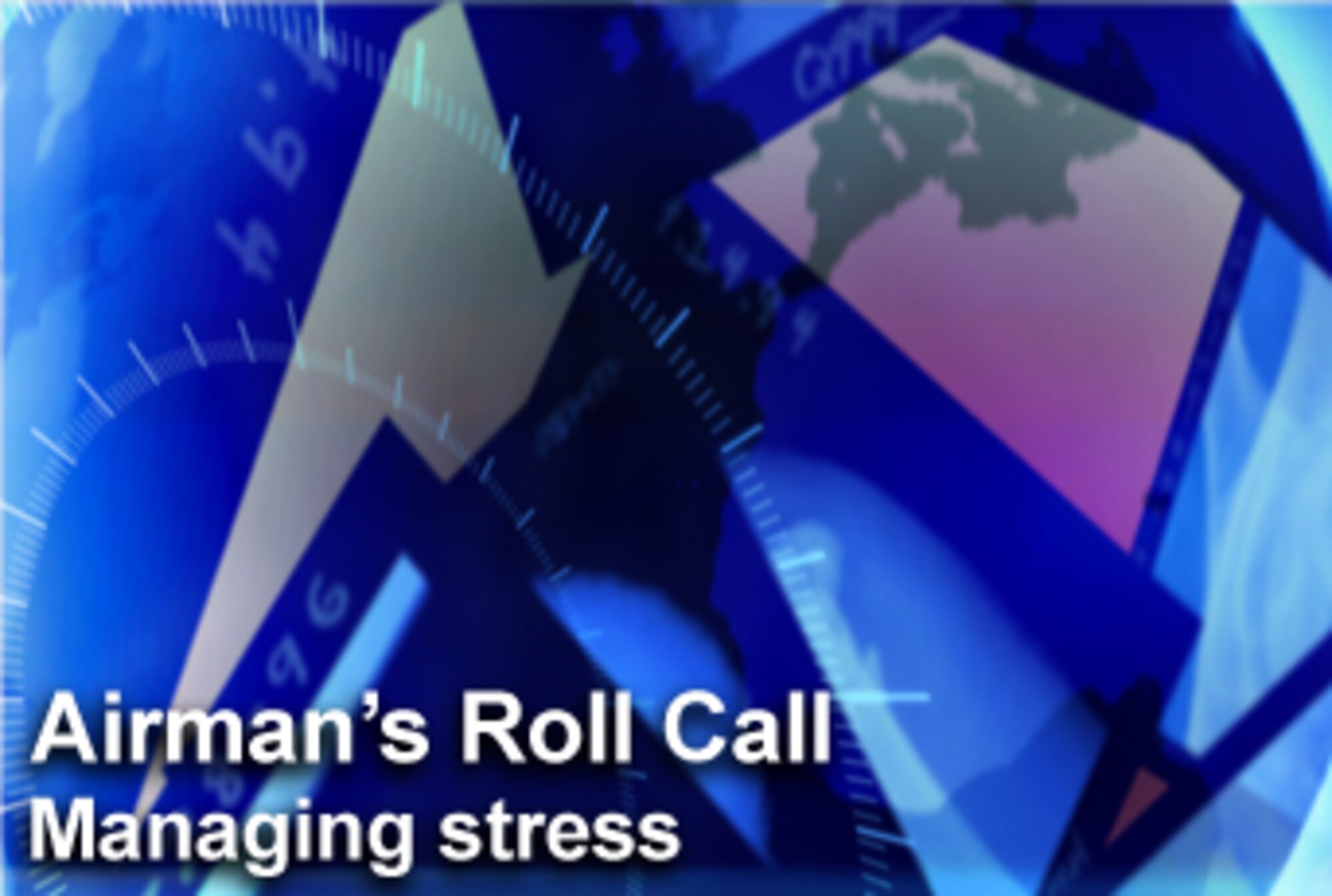 This week's Airman's Roll Call focuses on Airmen identifying and finding ways to deal with stress during the holidays. (U.S. Air Force photo illustration) 

