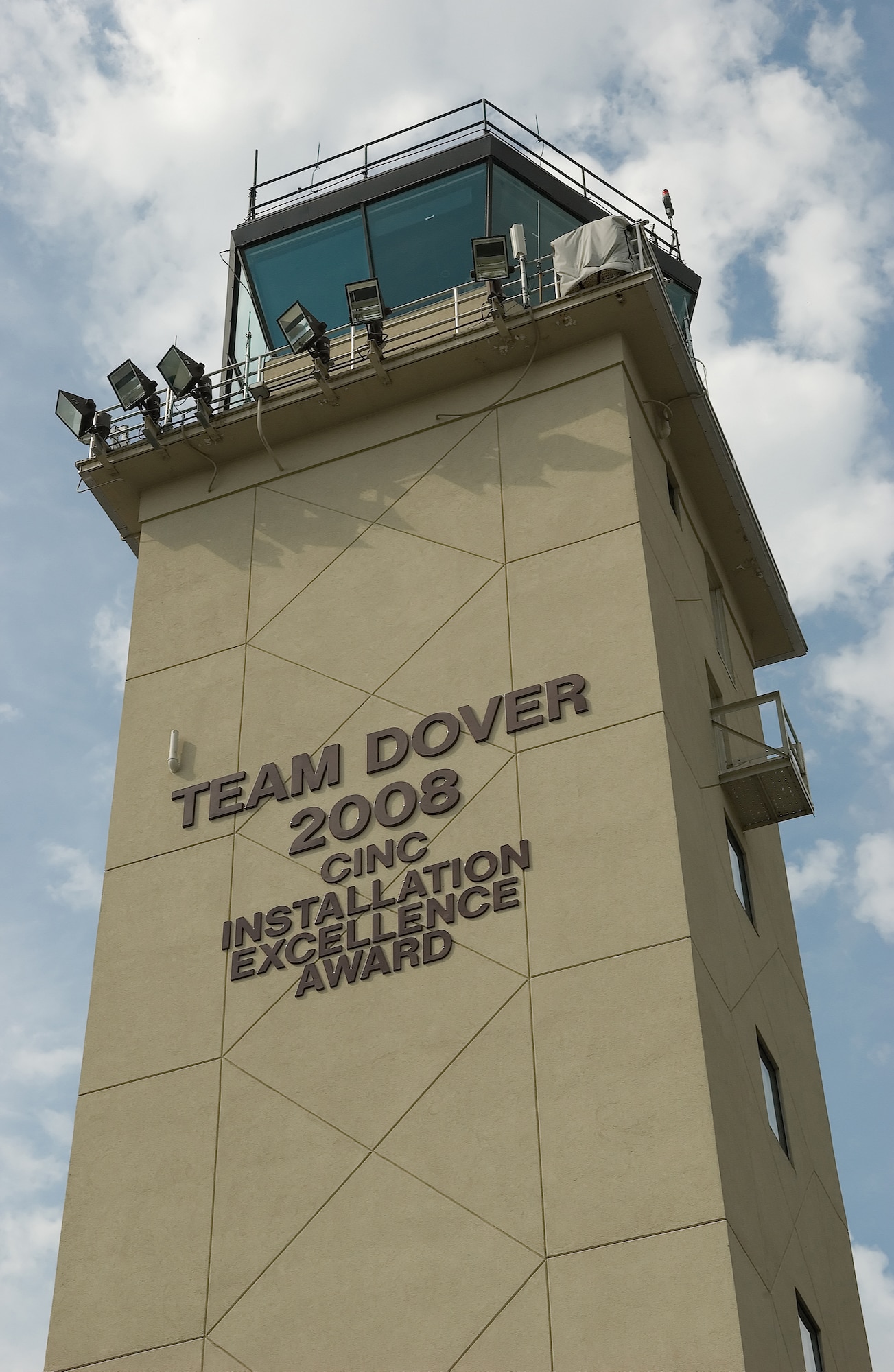 Dover Air Force Base won the 2008 Commander-in-Chief's Annual Award for Installation Excellence April 14, 2008, and recieved $1.1 million for Quality of Life projects.