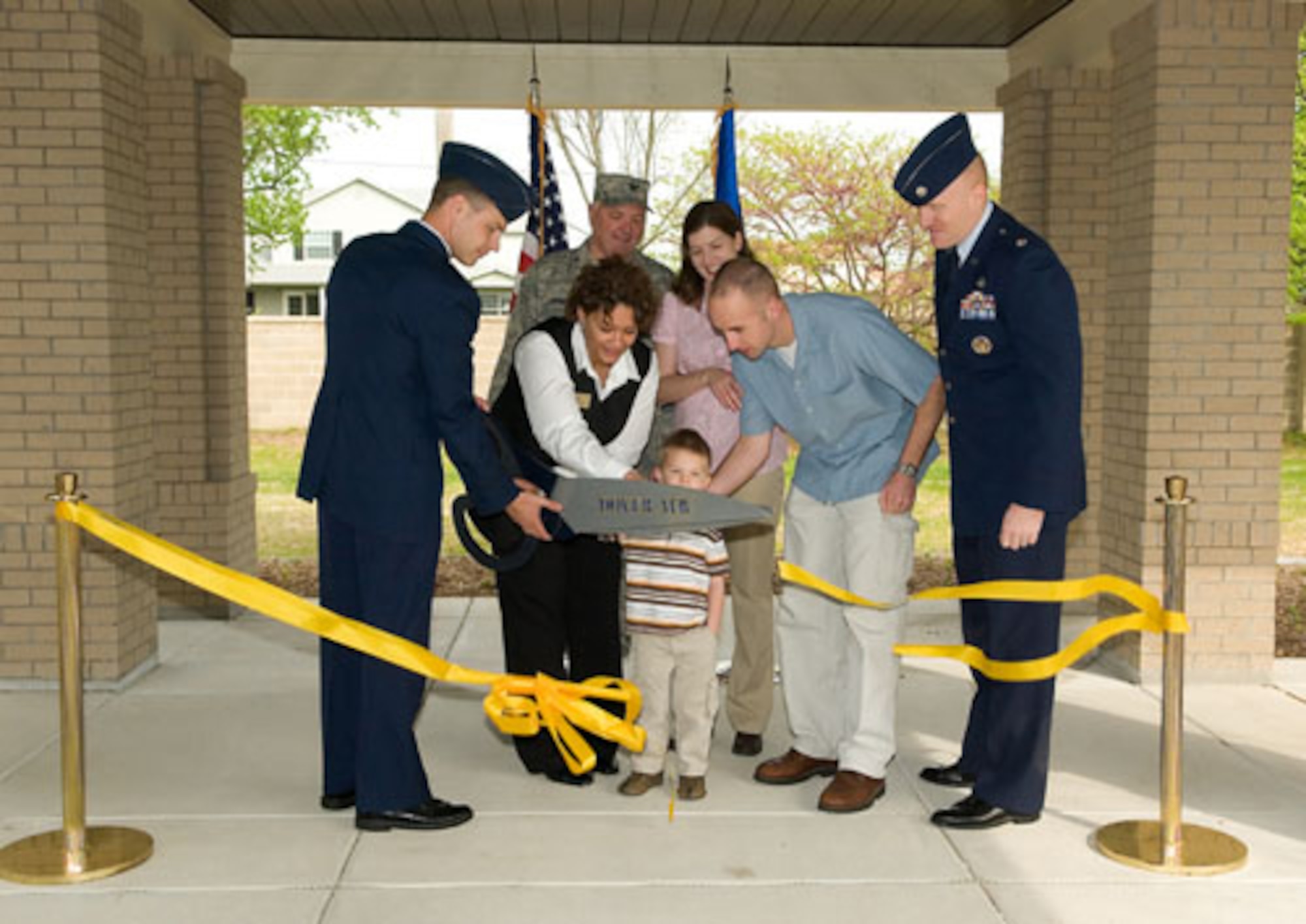 Dover Air Force Base opened a brand-new Temporary Lodging Facility may 2.  The new TLF includes 10 one-bedroom and 10 two-bedroom units for families to stay in when they are moving to or from Dover AFB.  (U.S. Air Force photo/Jason Minto) 