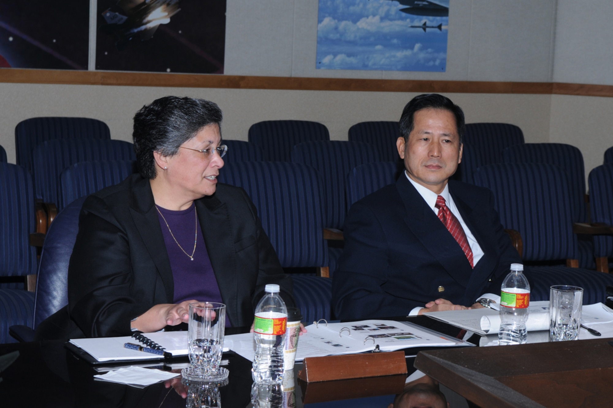Taiwan air force visits AFPC to exchange personnel ideas > Air Force's