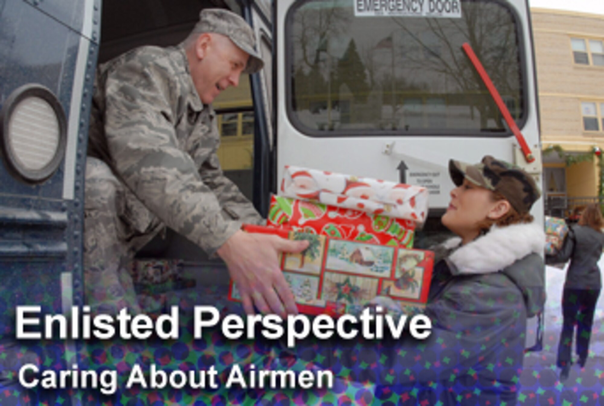 In the newest "Enlisted Perspective," Chief Master Sgt. of the Air Force Rodney J. McKinley talks about taking care of Airmen. (U.S. Air Force photo illustration) 