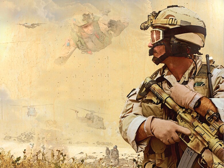 He Makes 'House Calls' To Save the lives of others, Airman must risk his own (photo illustration by Ken Chandler)