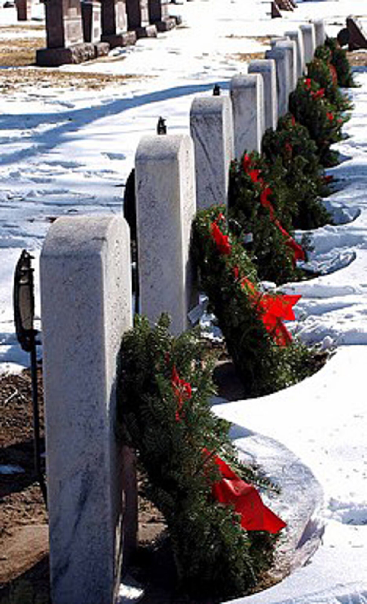 Wreaths were laid on Dec. 13 at the Doughboy statue at the Public Library of Enid and Garfield County, the Wall of Honor at Enid Woodring Regional Airport and Enid Cemetery.