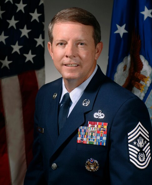 MINOT AIR FORCE BASE, N.D. -- Chief Master Sergeant of the Air Force Rodney J. McKinley represents the highest enlisted level of leadership, and as such, provides direction for the enlisted corps and represents their interests, as appropriate, to the American public, and to those in all levels of government. Chief McKinley is the 15th chief master sergeant appointed to the highest noncommissioned officer position.(Courtesy photo)