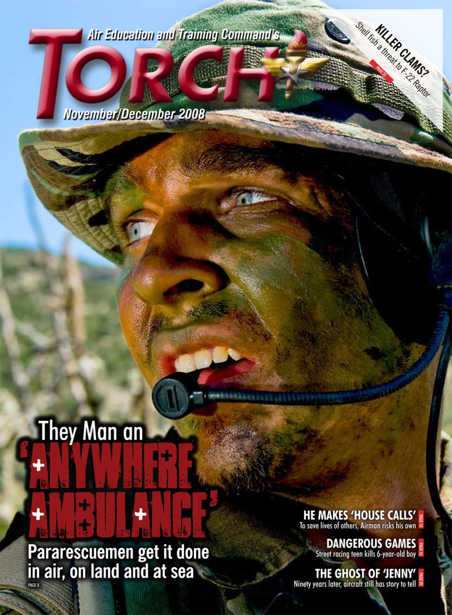 Torch Magazine Cover Nov-Dec 2008 (Photo by Tech. Sgt. Matthew Hannen)
