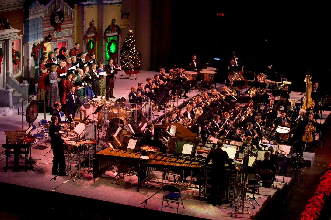 The USAF Concert Band and Singing Sergeants perform “A Christmas Festival” by Leroy Anderson.  This year marked the centennial celebration of Anderson’s birth.  “Simple Gifts” took place at the Daughters of the American Revolution Constitution Hall in Washington, D.C., on December 5 - 7.