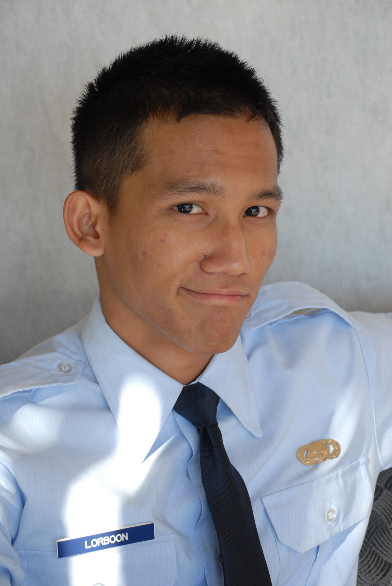 DOVER AIR FORCE BASE, Del. ? Airman 1st Class Opas Lorboon, 436th Mission Support Squadron, wants to be someone people can count on at any time. ?I want to be there for my friends, family and any one in need,? said Airman Lorboon. (U.S. Air Force photo/ Airman 1st Class Shen-Chia Chu)