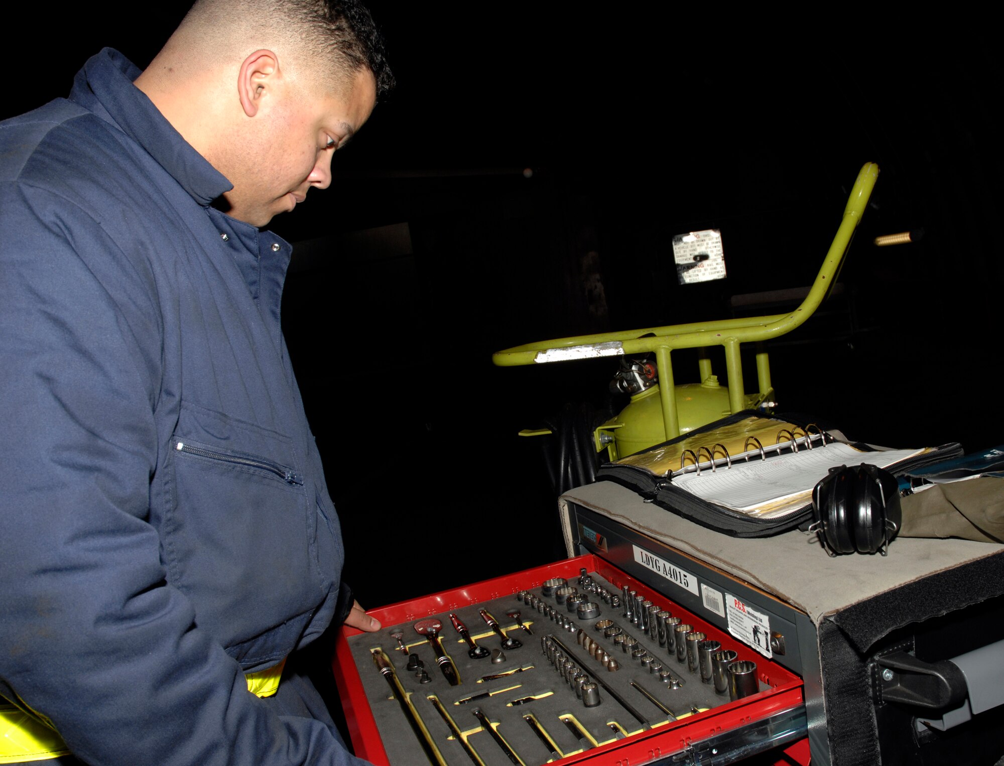 Staff Sgt. Xavier Marmolejos, tactical aircraft maintainer, was nominated for the Liberty spotlight by his chain of command because he epitomizes the core value of "Service before Self." (U.S. Air Force photo by Airman Perry Aston)