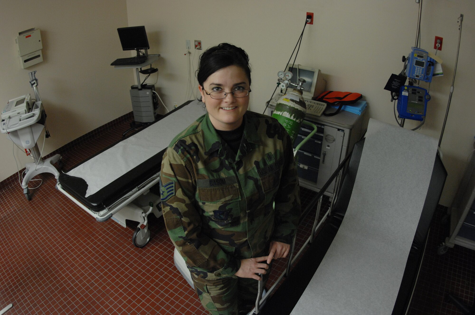 EIELSON AIR FORCE BASE, Alaska--Staff Sgt. Kelsi Basom, 354th Medical Operations Squadron emergency medical services technician, is the Hall of Fame nomination for the week of Feb. 8 to 14. (U.S. Air Force photo by Airman 1st Class Christopher Griffin)