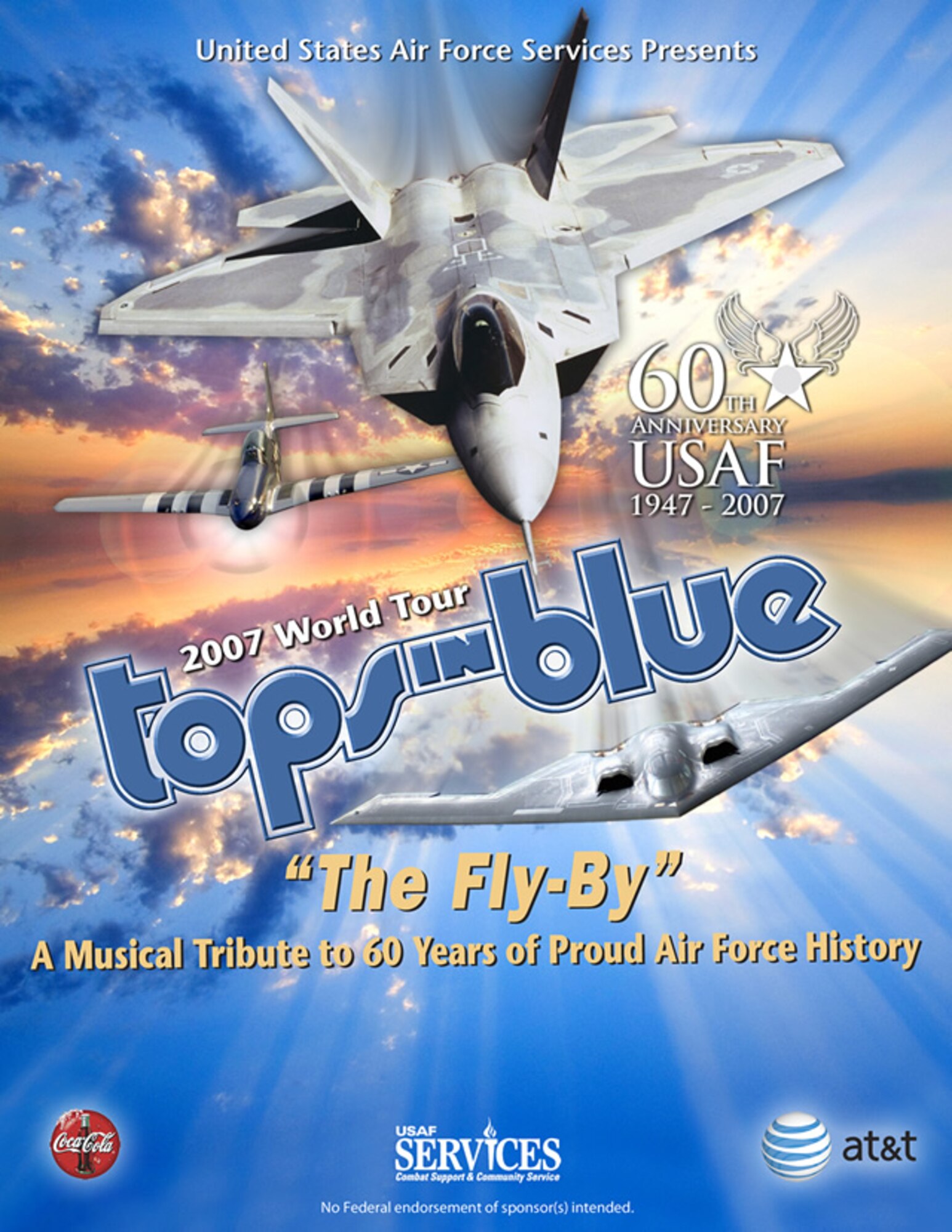 Tops In Blue, the Air Force's premier entertainment troupe, will perform live at Memorial Auditorium in Wichita Falls Feb. 9 at 7 p.m. Doors open at 6:30 p.m. Admission is free.